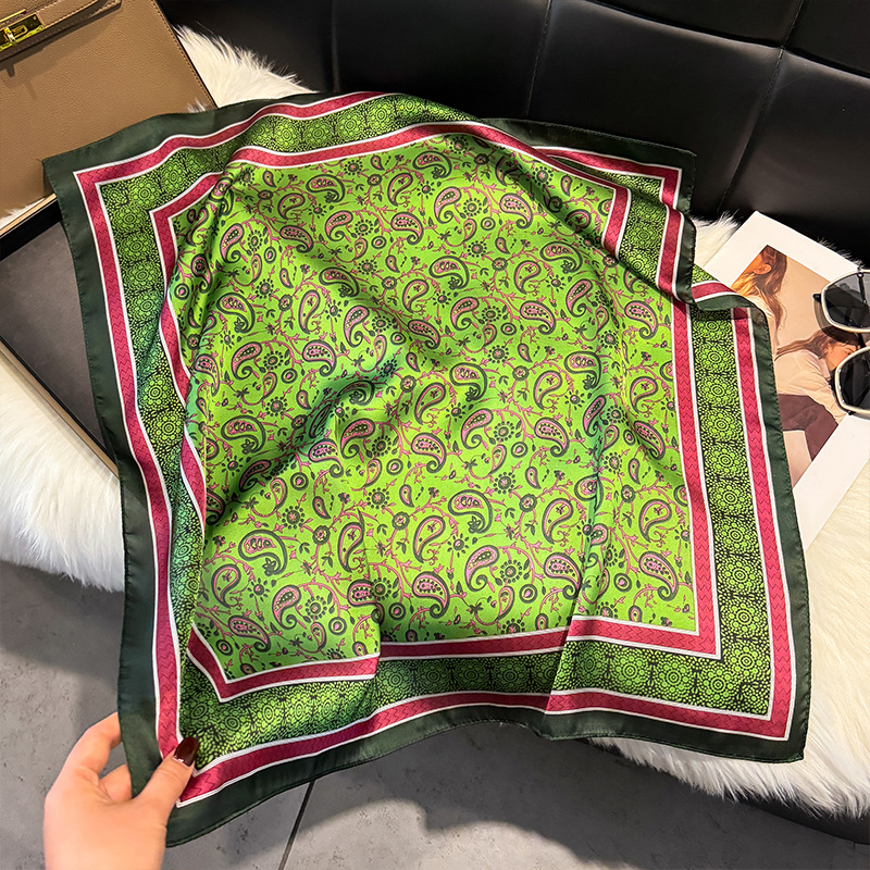 Fashion Square Scarf for Women - Headband Summer Knit บทวิจารณ์และราคา
