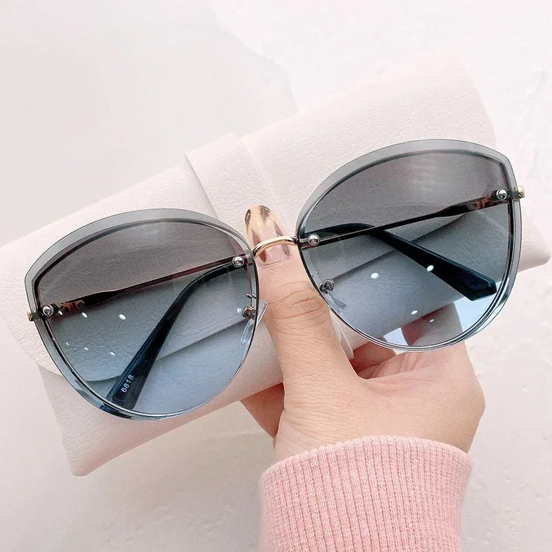 High Quality women's Oval Riml - Sunglasses Cat Eye บทวิจารณ์และราคา