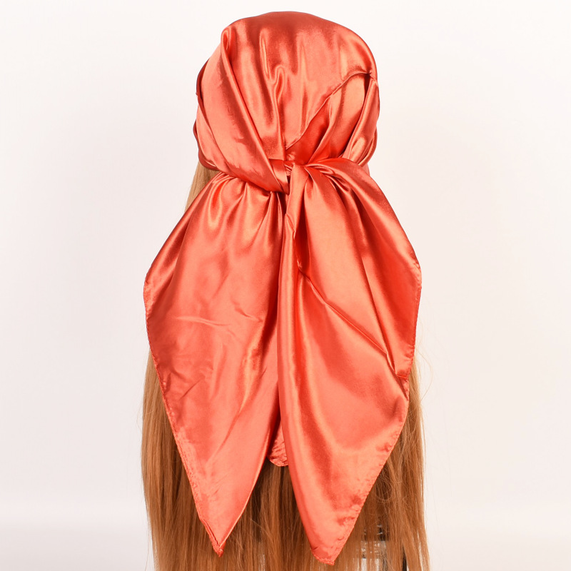 Women's Scarf Silk   Brand New - Headband Summer Knit บทวิจารณ์และราคา