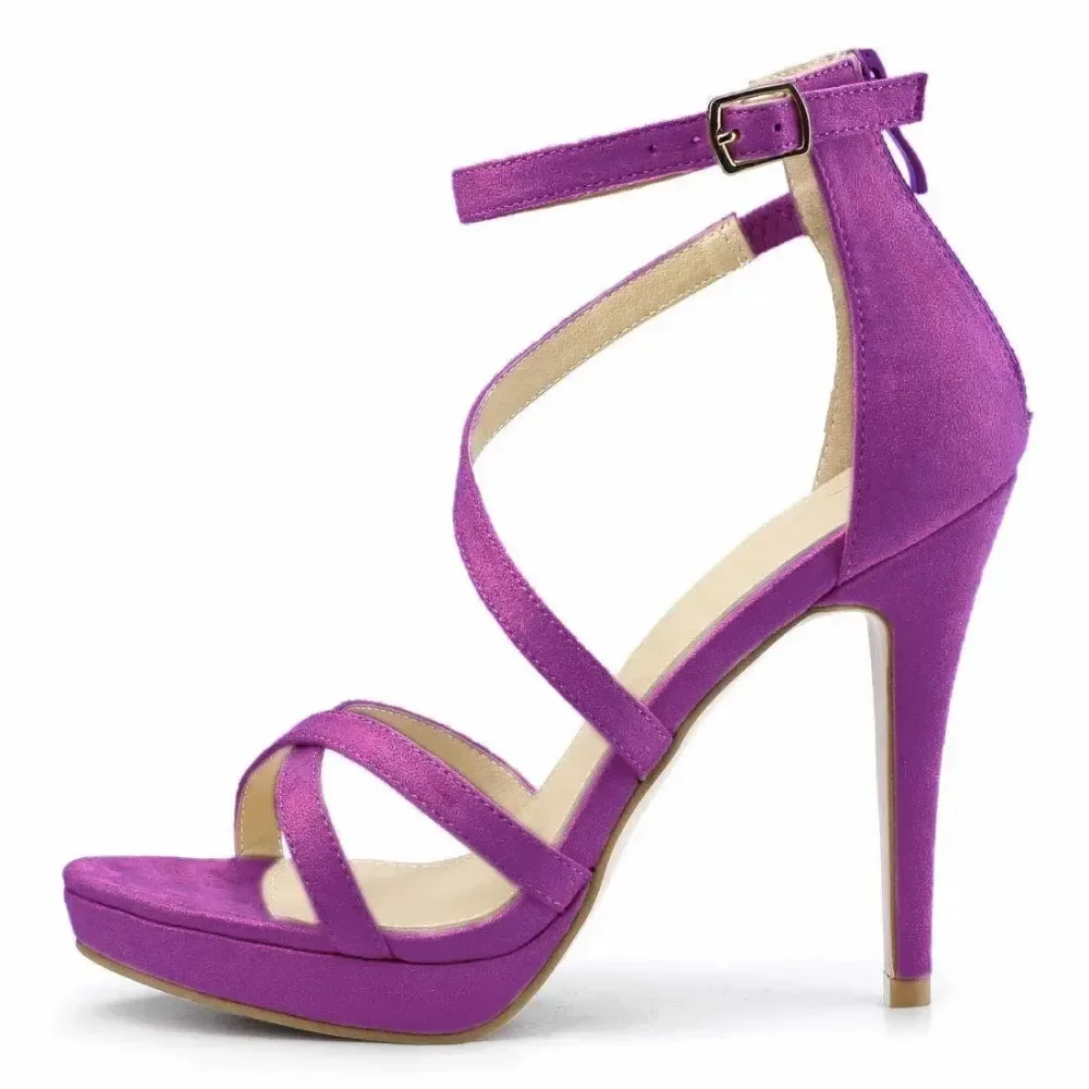 Women Sandals Summer Sexy Pump - Sandal Strappy Heeled บทวิจารณ์และราคา