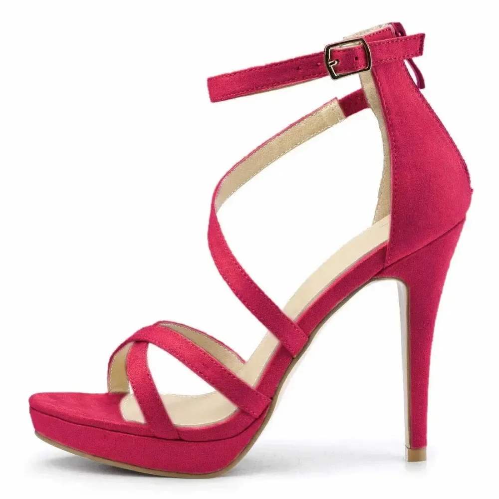 Women Sandals Summer Sexy Pump - Sandal Strappy Heeled บทวิจารณ์และราคา