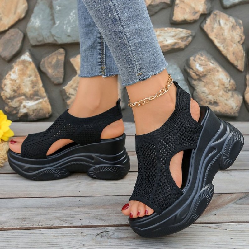 Women Platform Sandals Summer  - Wedge Espadrille Women บทวิจารณ์และราคา