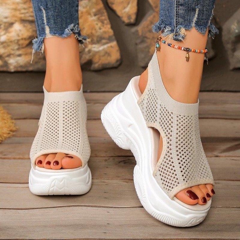 Women Platform Sandals Summer  - Wedge Espadrille Women บทวิจารณ์และราคา