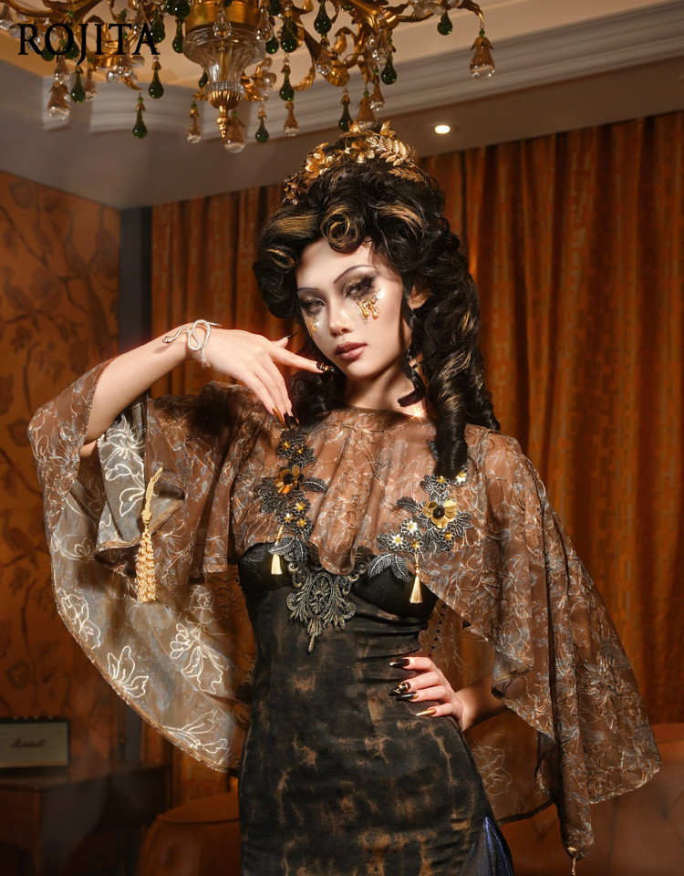 Brown Floral Sheer Kimono Cove - Kimono Sheer Floral บทวิจารณ์และราคา