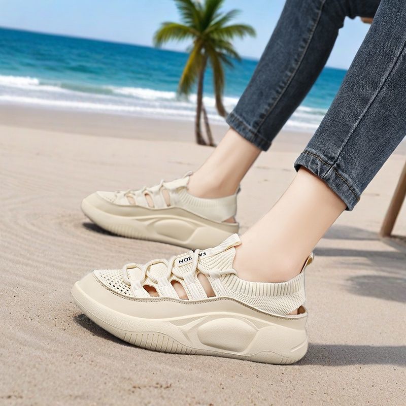 Women's Openwork Breathable Ov - Wedge Espadrille Women บทวิจารณ์และราคา