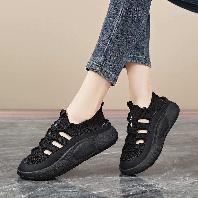 Women's Openwork Breathable Ov - Wedge Espadrille Women บทวิจารณ์และราคา