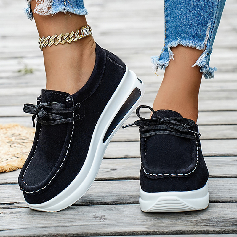 Basic Color Platform Loafers f - Wedge Espadrille Women บทวิจารณ์และราคา