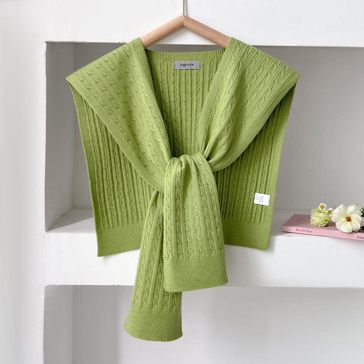 NEW Korean Autumn Knit Shawl F - Blouse Off Shoulder บทวิจารณ์และราคา