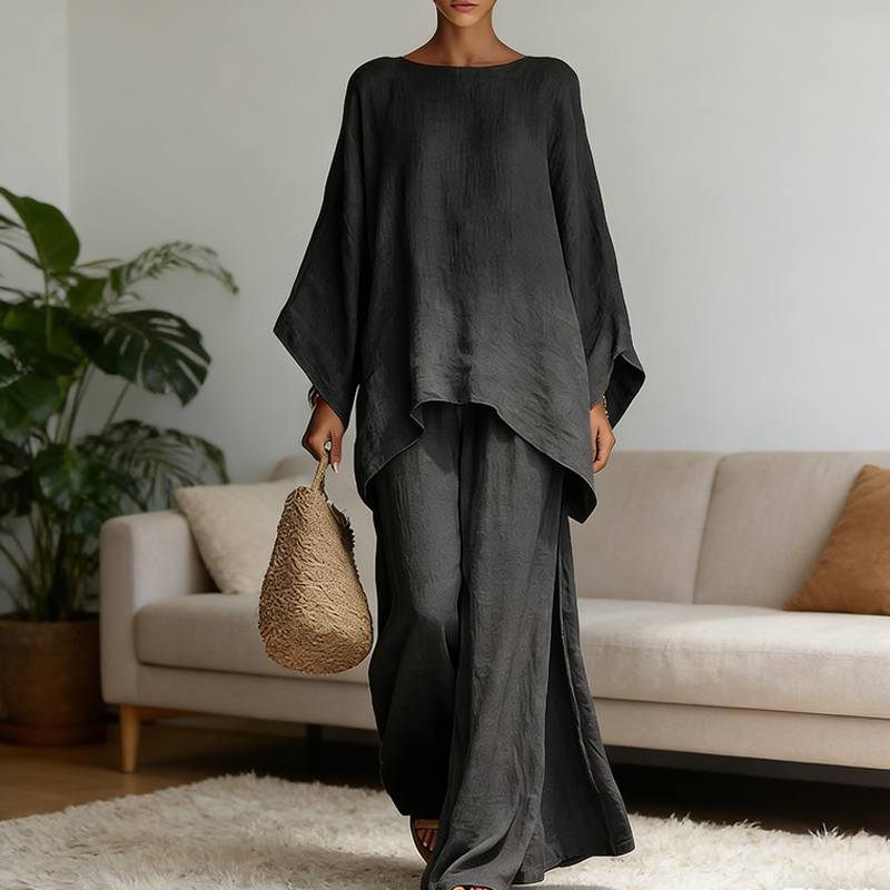 Spring New Fashion Linen Loose - Linen Pant Wide บทวิจารณ์และราคา