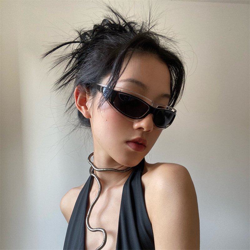 Cat eye Glasses Punk Style Wom - Sunglasses Cat Eye บทวิจารณ์และราคา
