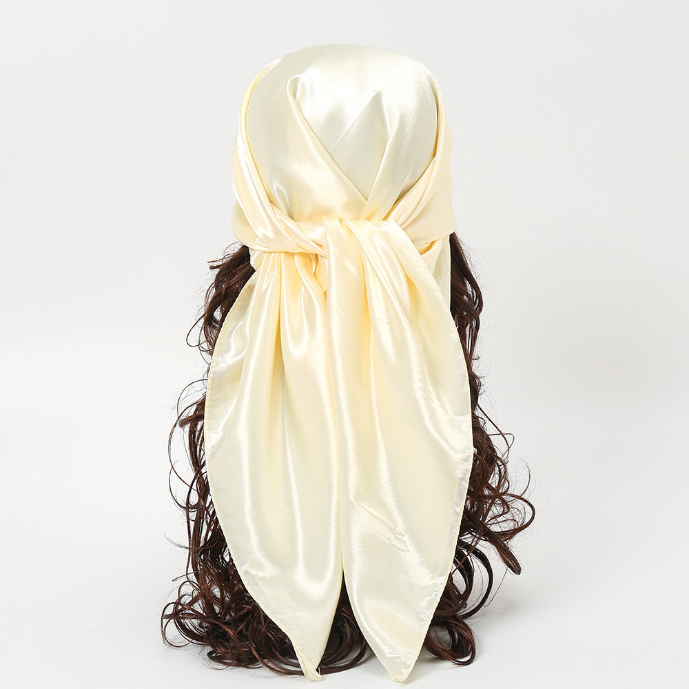 90cm Solid Colors Neckerchief  - Headband Summer Knit บทวิจารณ์และราคา